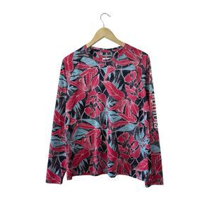 Columbia PFG X-Large Super Tidal Tee Shirt Top Sun UPF 50 Long Sleeve Womens